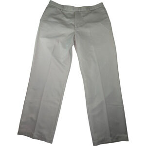 VTG Dockers Premium Khakis Relaxed Fit Mens 40x32 (Fits 40x31) White Flat Front